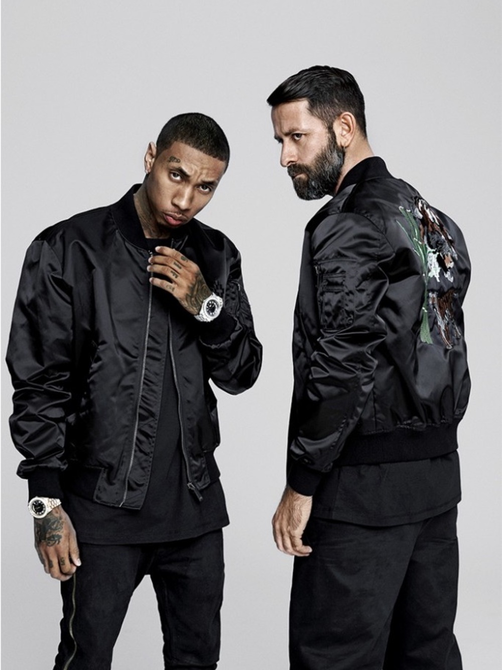NWT Marcelo Burlon Limited Edition Satin Bomber Jacket - Picture 4 of 7